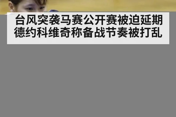 台风突袭马赛公开赛被迫延期 德约科维奇称备战节奏被打乱